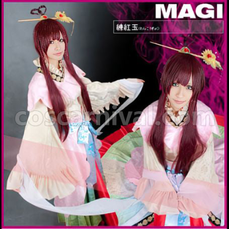 Magi Ren Kougyoku Cosplay Costume coscarnival - Front View