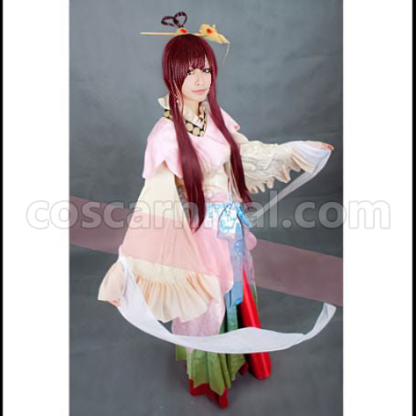 Magi Ren Kougyoku Cosplay Costume coscarnival - Back View