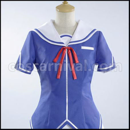 My Girlfriend and Childhood Friend Fight Too Much Masuzu Natsukawa Cosplay Costume coscarnival - Back View