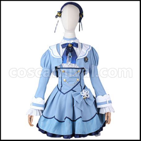 [Nijisanji Costume] Nijisanji VTuber Amamiya Kokoro Cosplay Costume coscarnival - Front View