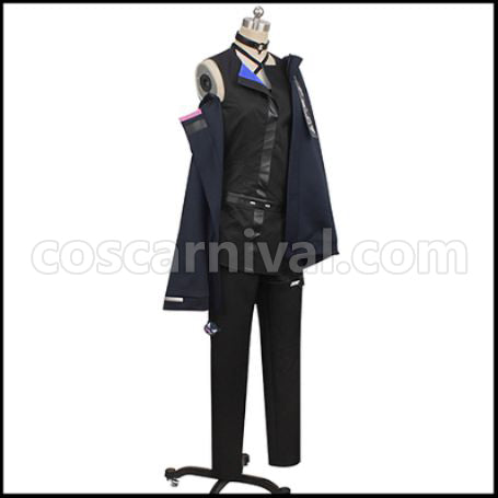 [Nijisanji Costume] Nijisanji VTuber Yugo Asuma Cosplay Costume coscarnival - Back View
