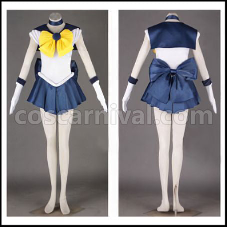 Sailor Moon Haruka Tenou Cosplay Costume coscarnival - Front View