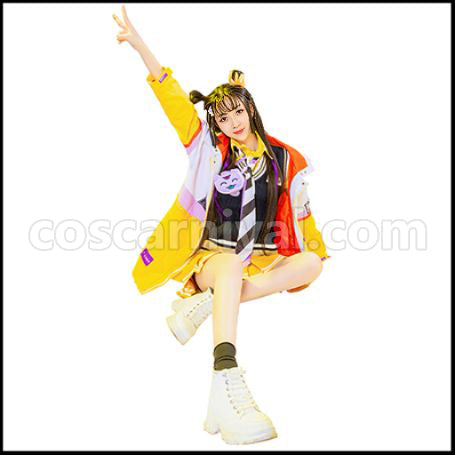 [Nijisanji Costume] Nijisanji VTuber Umise Yotsuba Cosplay Costume coscarnival - Back View
