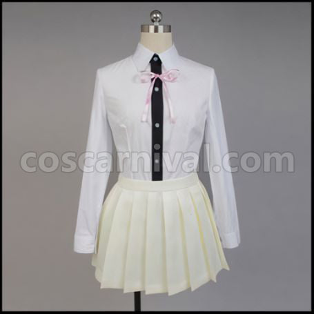Super Danganronpa 2 Goodbye Despair Chiaki Nanami Cosplay Costume coscarnival - Back View