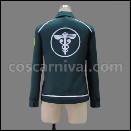 PSYCHO-PASS Tsunemori Akane Police Uniform Cosplay Costume coscarnival - Back View