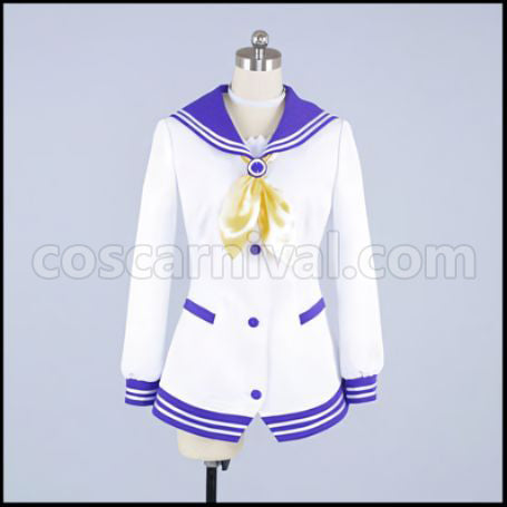 Hyperdimension Neptunia Nepgear Cosplay Costume coscarnival - Front View