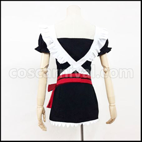 Love Live! Eri Ayase Maid Outfit Mogyutto love de Sekkin Chuu! Cosplay Costume coscarnival - Side Profile