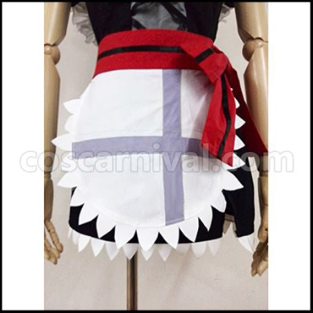 Love Live! Eri Ayase Maid Outfit Mogyutto love de Sekkin Chuu! Cosplay Costume coscarnival - Detail Close-up