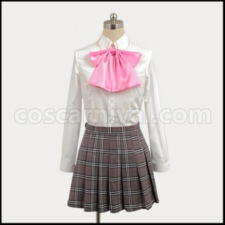 Little Busters! Kudryavka Noumi with Cloak Cosplay Costume coscarnival - Side Profile
