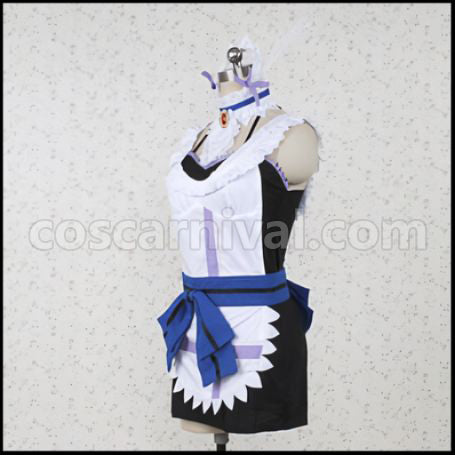 Love Live! Umi Sonoda Maid Outfit Mogyutto love de Sekkin Chuu! Cosplay Costume coscarnival - Collar Design