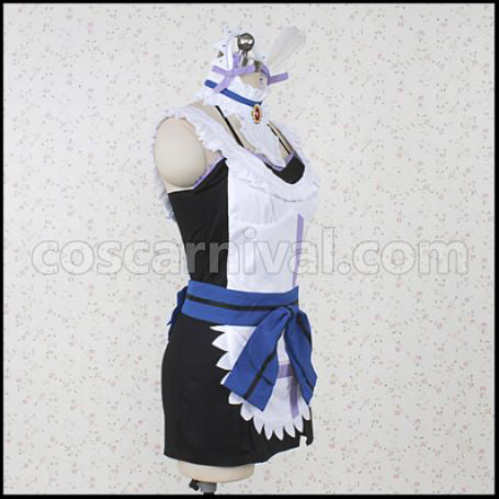 Love Live! Umi Sonoda Maid Outfit Mogyutto love de Sekkin Chuu! Cosplay Costume coscarnival - Cuff Style