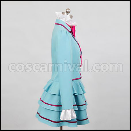 Suite PreCure Kanade Minamino / Cure Rhythm Aria Academy Middle School Uniform Cosplay Costume coscarnival - Side Profile