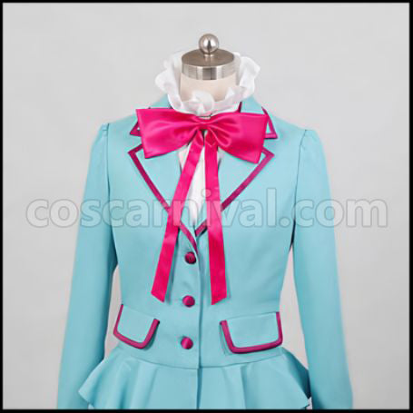 Suite PreCure Kanade Minamino / Cure Rhythm Aria Academy Middle School Uniform Cosplay Costume coscarnival - Collar Design