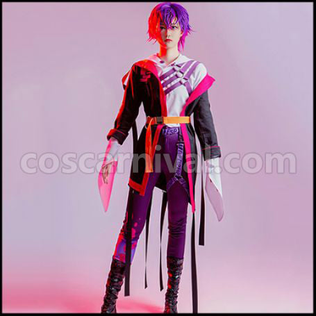 [Nijisanji Costume] Nijisanji VTuber Ukogi Violeta Cosplay Costume coscarnival - Back View