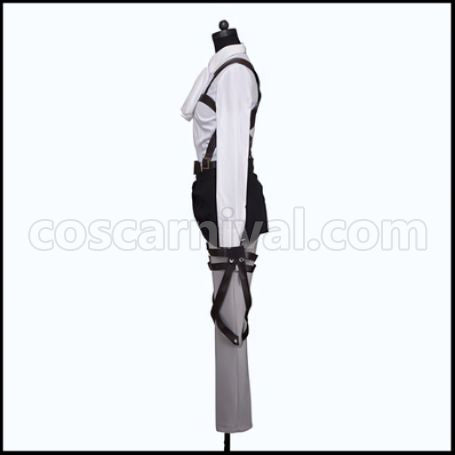 Attack on Titan Scout Regiment Captain Levi Cosplay Costume coscarnival - Cut and Style