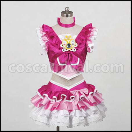 Suite PreCure Hibiki Hojo / Cure Melody Cosplay Costume Modified Version coscarnival - Front View