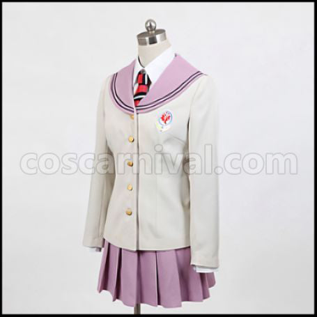 Blue Exorcist Moriyama Shiemi / Kamiki Izumo True Cross Academy Girls' Uniform Cosplay Costume coscarnival - Back View