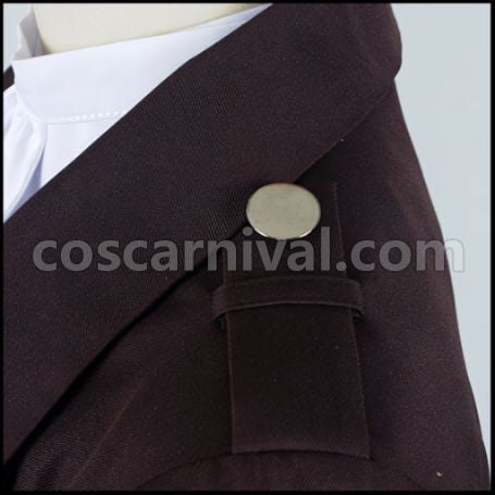 Attack on Titan Wings of Counterattack Online Captain Levi Special Night Operations Soldier Cosplay Costume coscarnival - Collar Design