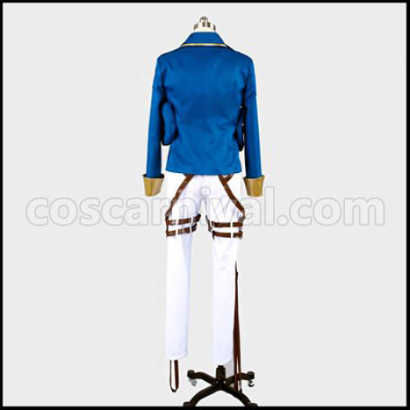 Attack on Titan Wings of Counterattack Online Captain Levi Independent Duty Heavy Infantry Cosplay Costume coscarnival - Cuff Style