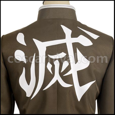 Demon Slayer: Kimetsu no Yaiba Anime Edition Zenitsu Agatsuma Cosplay Costume coscarnival - Pocket Design