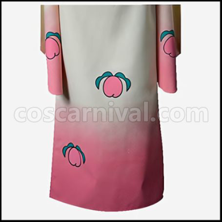 Hozuki's Coolheadedness Peach Maki Cosplay Costume coscarnival - Collar Design