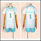 Haikyuu!! Aoba Johsai High School Volleyball Team Tooru Oikawa Sportswear Cosplay Costume coscarnival - Front View