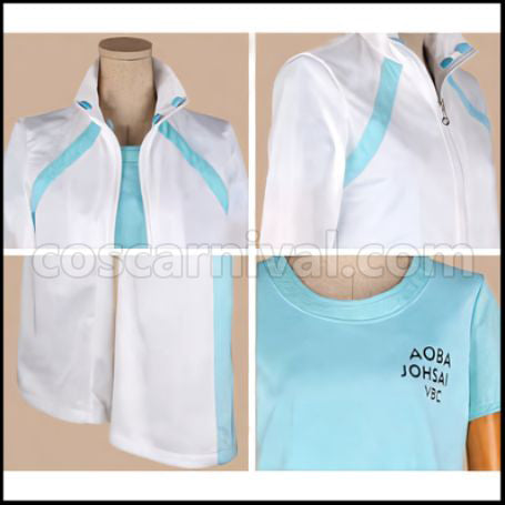 Haikyuu!! Aoba Johsai High School Volleyball Team Tooru Oikawa Uniform Cosplay Costume coscarnival - Collar Design