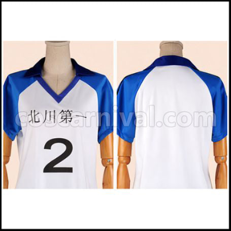 Haikyuu!! Kitagawa Daiichi Middle School Volleyball Team Tobio Kageyama Uniform Cosplay Costume coscarnival - Side Profile