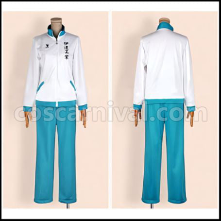 Haikyuu!! Date Tech High School Volleyball Club Takanobu Aone Sportswear Cosplay Costume coscarnival - Front View