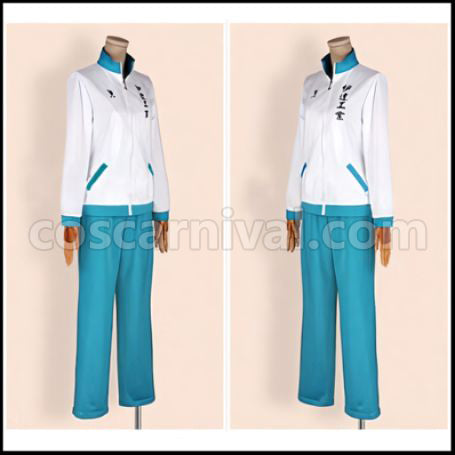 Haikyuu!! Date Tech High School Volleyball Club Takanobu Aone Sportswear Cosplay Costume coscarnival - Back View