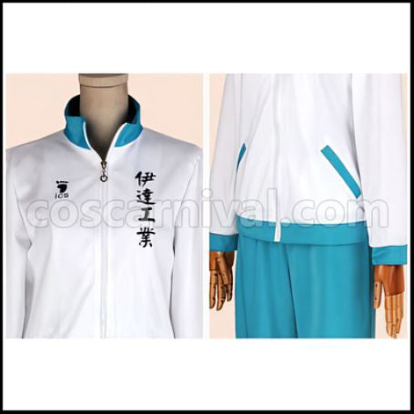 Haikyuu!! Date Tech High School Volleyball Club Takanobu Aone Sportswear Cosplay Costume coscarnival - Side Profile