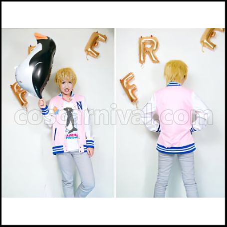 Free! Ending Nagisa Hazuki Cosplay Costume coscarnival - Side Profile