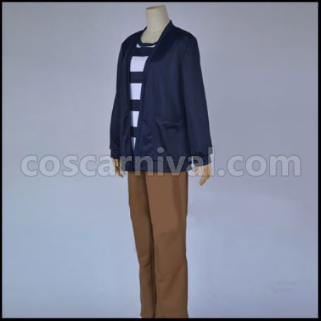Free! Makoto Tachibana Casual Clothes Cosplay Costume coscarnival - Back View