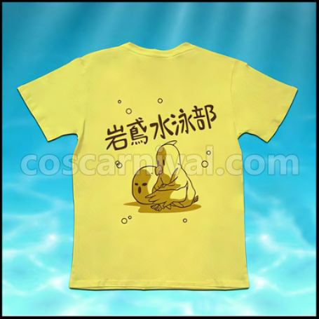 Free! Iwatobi High School Nagisa Hazuki T-Shirt Cosplay Costume coscarnival - Back View