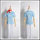Free! Bessatsu spoon.2Di Haruka Nanase Sailor Suit Cosplay Costume coscarnival - Front View