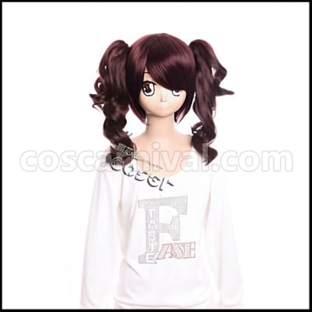 Persona 4 Yasogami High School Kujikawa Rise Girls Uniform Costume + Wig 2 Piece Set coscarnival - Back View