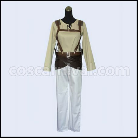 Attack on Titan Scout Regiment Eren Yeager Cosplay Costume coscarnival - Cuff Style