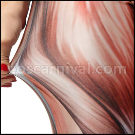 Attack on Titan Colossal Titan Muscle One-Piece Cosplay Costume coscarnival - Side Profile