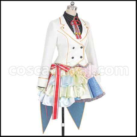 Zombieland Saga Final Episode Yugiri Cosplay Costume coscarnival - Back View