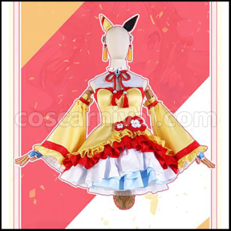 Uma Musume Pretty Derby Copano Ricky Cosplay Costume coscarnival - Front View