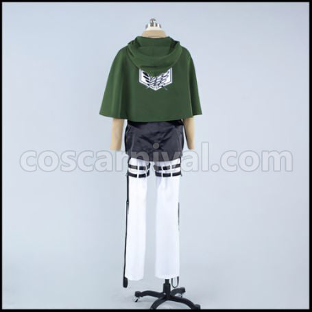 Attack on Titan Scout Regiment Eren Yeager Cosplay Costume Ver2 coscarnival - Cuff Style
