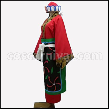 Hozuki's Coolheadedness King Enma Cosplay Costume coscarnival - Back View