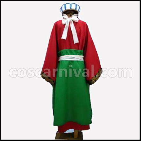 Hozuki's Coolheadedness King Enma Cosplay Costume coscarnival - Side Profile