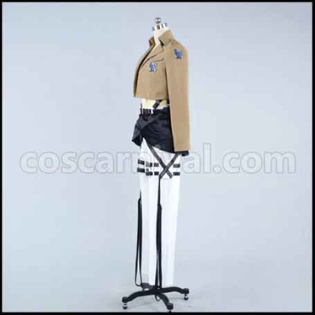 Attack on Titan Scout Regiment Eren Yeager Cosplay Costume Ver2 coscarnival - Cut and Style