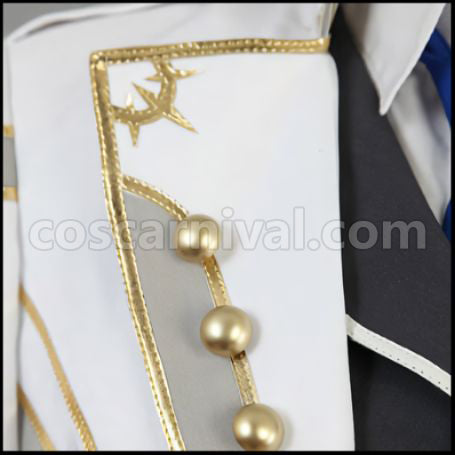 Kamigami no Asobi Apollon Agana Belea Greek Sun God Uniform Cosplay Costume coscarnival - Hem Detail