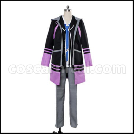 Kamigami no Asobi Loki Laevatein Cosplay Costume coscarnival - Front View