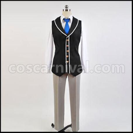 Kamigami no Asobi Apollon Agana Belea School Uniform Cosplay Costume coscarnival - Collar Design