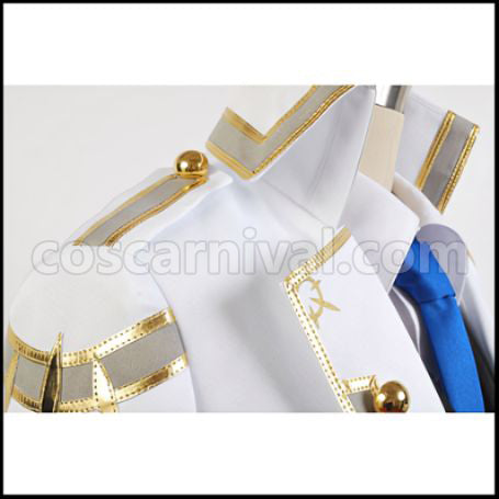Kamigami no Asobi Apollon Agana Belea School Uniform Cosplay Costume coscarnival - Material Texture