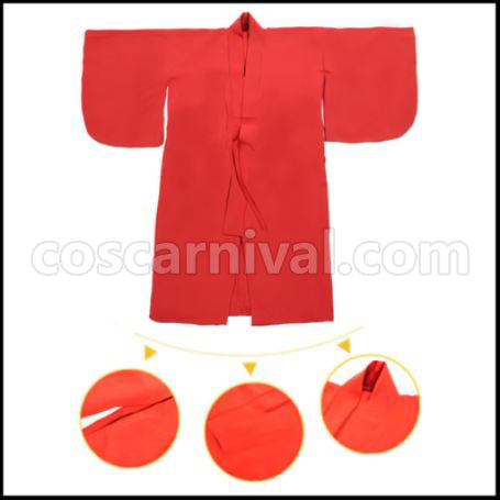 Gintama The Final Movie Sougo Okita Free Size Cosplay Costume coscarnival - Back View