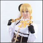 Mahou Shoujo Madoka Magica Tomoe Mami Cosplay Costume New Edition by coscarnival - Back View